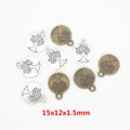Zinc Alloy Tree Of Life Charm Pendant No.124146 for DIY Necklace Bracelet Jewelry Making view 1