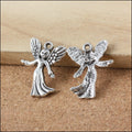 Zinc Alloy Angel Charm Pendant No.035485 for DIY Necklace Bracelet Jewelry Making view 4