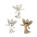 Zinc Alloy Angel Charm Pendant No.035485 for DIY Necklace Bracelet Jewelry Making view 5