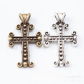 Zinc Alloy Cross Charm Pendant No.872670 for DIY Necklace Bracelet Jewelry Making view 1