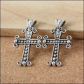 Zinc Alloy Cross Charm Pendant No.872670 for DIY Necklace Bracelet Jewelry Making view 5