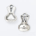 Zinc Alloy Rabbit Head Charm Pendant No.737951 for DIY Necklace Bracelet Jewelry Making view 2