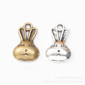 Zinc Alloy Rabbit Head Charm Pendant No.737951 for DIY Necklace Bracelet Jewelry Making view 1
