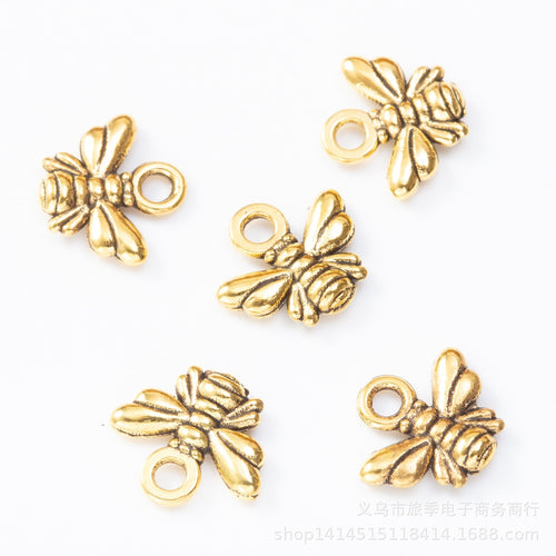 Zinc Alloy Bee Charm Pendant No.594899 for DIY Necklace Bracelet Jewelry Making