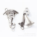 Zinc Alloy Wizard Hat Charm Pendant for DIY Necklace Bracelet Jewelry Making view 3
