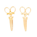 Zinc Alloy Scissors Charm Pendant No.930174 for DIY Necklace Bracelet Jewelry Making view 3