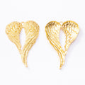 Zinc Alloy Wing Charm Pendant No.333520 for DIY Necklace Bracelet Jewelry Making view 3
