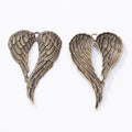 Zinc Alloy Wing Charm Pendant No.333520 for DIY Necklace Bracelet Jewelry Making view 2