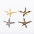 Zinc Alloy Starfish Charm Pendant No.972232 for DIY Necklace Bracelet Jewelry Making view 5