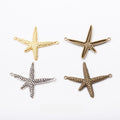 Zinc Alloy Starfish Charm Pendant No.972232 for DIY Necklace Bracelet Jewelry Making view 1