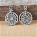 Zinc Alloy Compass Ship Charm Pendant for DIY Necklace Bracelet Jewelry Making view 4
