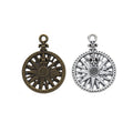 Zinc Alloy Compass Ship Charm Pendant for DIY Necklace Bracelet Jewelry Making view 5