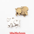 Zinc Alloy Sheep Charm Pendant No.213354 for DIY Necklace Bracelet Jewelry Making view 1