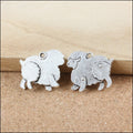 Zinc Alloy Sheep Charm Pendant No.213354 for DIY Necklace Bracelet Jewelry Making view 4