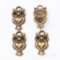 Zinc Alloy Owl Charm Pendant No.799901 for DIY Necklace Bracelet Jewelry Making view 2