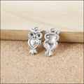 Zinc Alloy Owl Charm Pendant No.799901 for DIY Necklace Bracelet Jewelry Making view 5