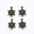 Zinc Alloy Ship Wheel Charm Pendant No.959805 for DIY Necklace Bracelet Jewelry Making view 3