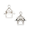 Zinc Alloy Dog House Charm Pendant No.560571 for DIY Necklace Bracelet Jewelry Making view 2