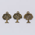 Zinc Alloy Tree Charm Pendant No.177684 for DIY Necklace Bracelet Jewelry Making view 2