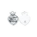 Zinc Alloy Heart Lock Charm Pendant No.364022 for DIY Necklace Bracelet Jewelry Making view 2