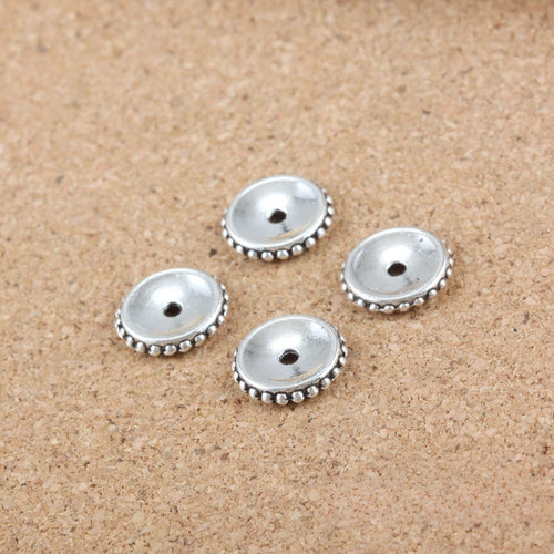 Silver Zinc Alloy Circle Jewelry Findings Accessories for DIY Jewelry Making