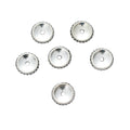 Silver Zinc Alloy Circle Jewelry Findings Accessories for DIY Jewelry Making view 3