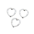 Zinc Alloy Heart Charm Pendant No.053483 for DIY Necklace Bracelet Jewelry Making view 5