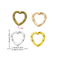 Zinc Alloy Heart Charm Pendant No.053483 for DIY Necklace Bracelet Jewelry Making view 1