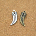 Zinc Alloy Horn Charm Pendant No.895755 for DIY Necklace Bracelet Jewelry Making view 4