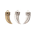 Zinc Alloy Horn Charm Pendant No.895755 for DIY Necklace Bracelet Jewelry Making view 5