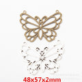 Zinc Alloy Butterfly Charm Pendant No.710159 for DIY Necklace Bracelet Jewelry Making view 1