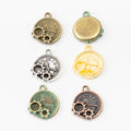 Zinc Alloy Gear Clock Charm Pendant No.132892 for DIY Necklace Bracelet Jewelry Making view 5