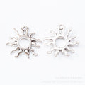 Zinc Alloy Sun Charm Pendant No.668149 for DIY Necklace Bracelet Jewelry Making view 2