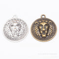 Zinc Alloy Lion Head Charm Pendant for DIY Necklace Bracelet Jewelry Making view 1