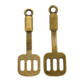 Zinc Alloy Spatula Charm Pendant for DIY Necklace Bracelet Jewelry Making view 3