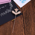 Alloy Leaf Brooch Pin For Men And Women, Casual Tree Leaf Lapel Pin Fashion Accessory view 3