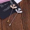 Alloy Leaf Brooch Pin For Men And Women, Casual Tree Leaf Lapel Pin Fashion Accessory view 1