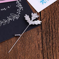Alloy Leaf Brooch Pin For Men And Women, Casual Tree Leaf Lapel Pin Fashion Accessory view 5