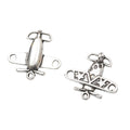 Zinc Alloy Airplane Charm Pendant No.887100 for DIY Necklace Bracelet Jewelry Making view 3