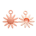Zinc Alloy Sunflower Charm Pendant No.913644 for DIY Necklace Bracelet Jewelry Making view 5