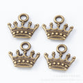 Zinc Alloy Crown Charm Pendant No.205177 for DIY Necklace Bracelet Jewelry Making view 3