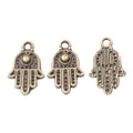 Zinc Alloy Hand Charm Pendant No.615191 for DIY Necklace Bracelet Jewelry Making view 4