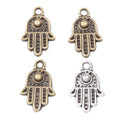 Zinc Alloy Hand Charm Pendant No.615191 for DIY Necklace Bracelet Jewelry Making view 2
