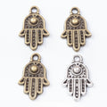 Zinc Alloy Hand Charm Pendant No.615191 for DIY Necklace Bracelet Jewelry Making view 1