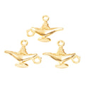 Zinc Alloy Magic Lamp Charm Pendant for DIY Necklace Bracelet Jewelry Making view 2