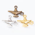 Zinc Alloy Magic Lamp Charm Pendant for DIY Necklace Bracelet Jewelry Making view 1
