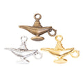 Zinc Alloy Magic Lamp Charm Pendant for DIY Necklace Bracelet Jewelry Making view 5