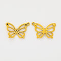 Zinc Alloy Butterfly Charm Pendant No.001488 for DIY Necklace Bracelet Jewelry Making view 2