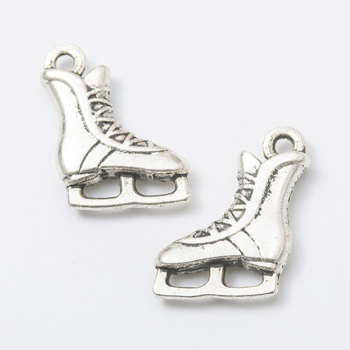 Zinc Alloy Ice Skate Charm Pendant No.946250 for DIY Necklace Bracelet Jewelry Making