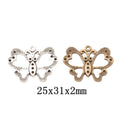 Zinc Alloy Butterfly Charm Pendant No.811265 for DIY Necklace Bracelet Jewelry Making view 1